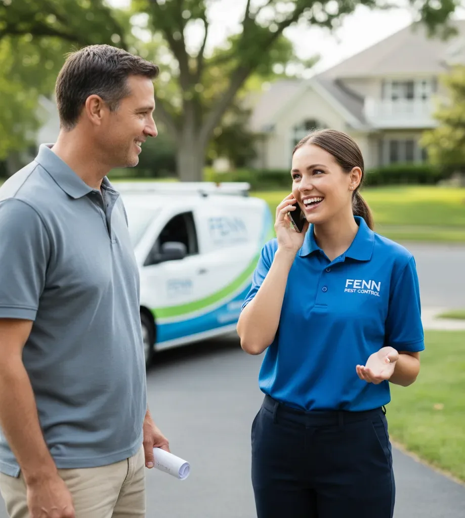 Fenn Pest Control customer support in Shelton